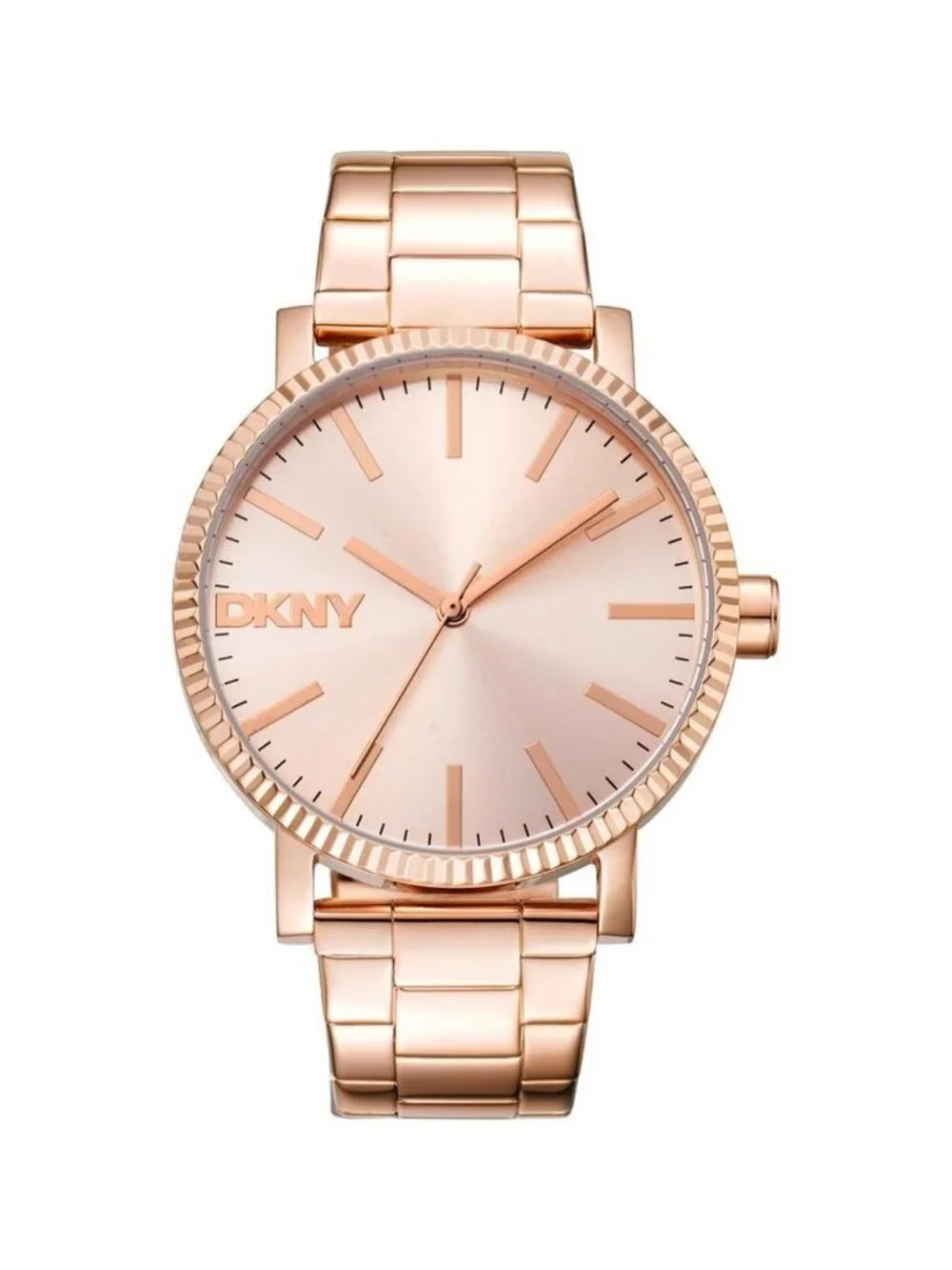 NWT DKNY Fashion Rose Gold-tone Dial Ladies Watch